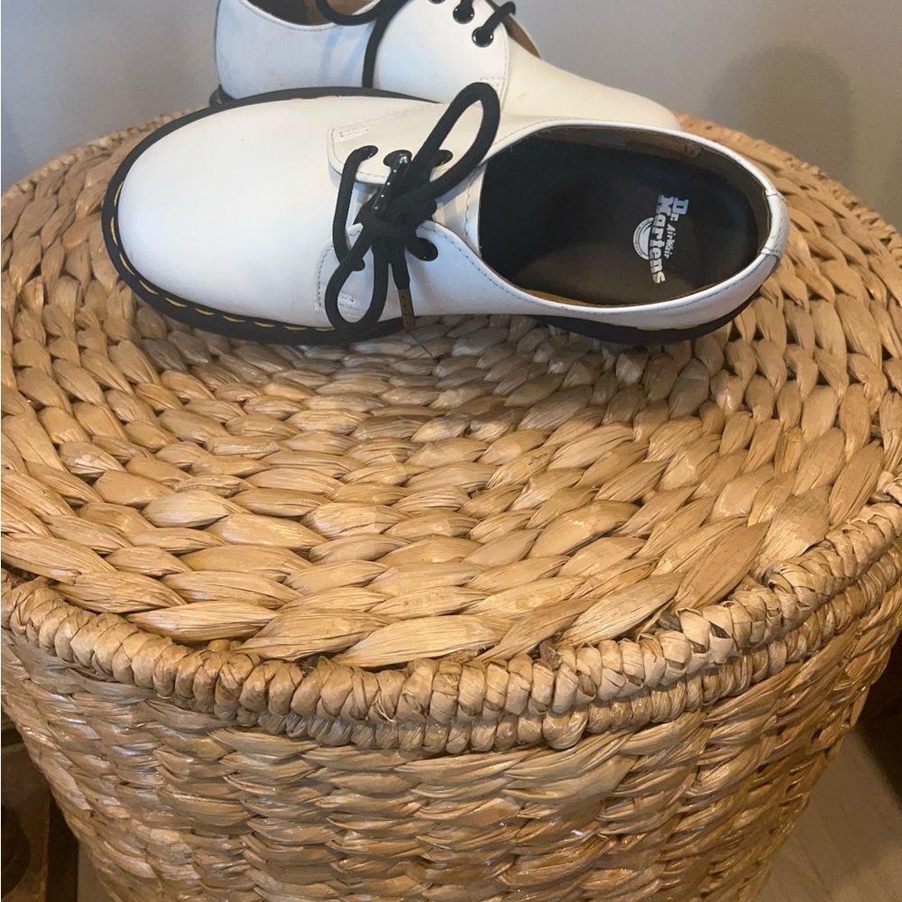 Dr. Martens White and Black Dress Shoes